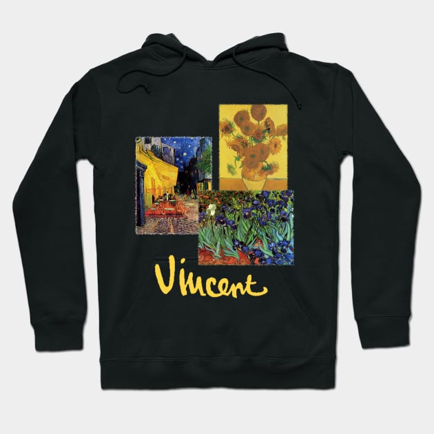 Vincent van Gogh Fine Art Hoodie by MasterpieceCafe